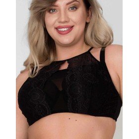 Мягкий бюстгальтер-топ Akcent A-118 черный, Цвет: черный, Размеры: 65M