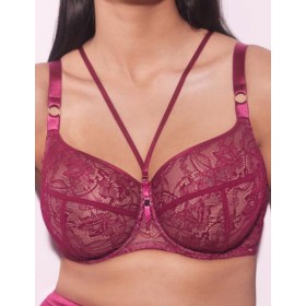 Бюстгальтер кружевной мягкий Alles CHIARA M фуксия, Цвет: фуксия, Размеры: 70G