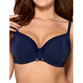 Верх купальника с уплотненной чашкой Ava SK13 U темно-синий, Цвет: темно-синий, Размеры: 90H