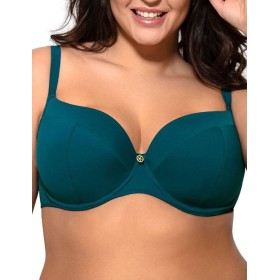 Верх купальника с поролоновой чашкой Ava SK13 U изумруд, Цвет: изумруд, Размеры: 80C