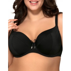 Верх купальника на поролоне Ava SK13 U черный, Цвет: черный, Размеры: 100C