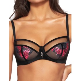 Бюстгальтер полумягкий Novika HERRERA N02 PU, Цвет: черный, Размеры: 80H