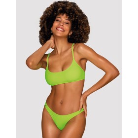 Открытый купальник Obsessive MEXICO BEACH BIKINI ACID GREEN, Цвет: желто-зеленый, Размеры: S
