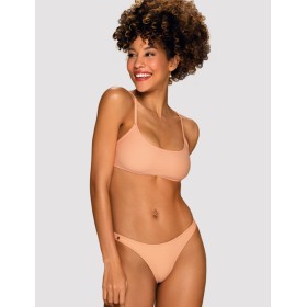 Открытый купальник Obsessive MEXICO BEACH BIKINI CORAL, Цвет: коралловый, Размеры: S