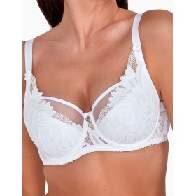 Бюстгальтер полупоролон Gaia 1134 KETO PU белый, Цвет: белый, Размеры: 80H