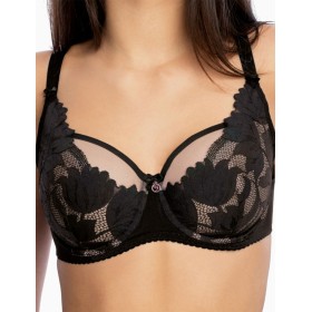 Бюстгальтер мягкий Gaia 1135 NIKE M черный, Цвет: черный, Размеры: 75F