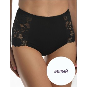 Высокие трусы с кружевом Valmira 2922 белый, Цвет: белый, Размеры: M