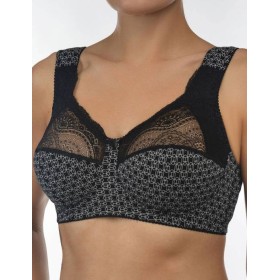 Усиленный хлопковый бюстгальтер Valmira 1104/E черный кристалл, Цвет: черный кристалл, Размеры: 95H