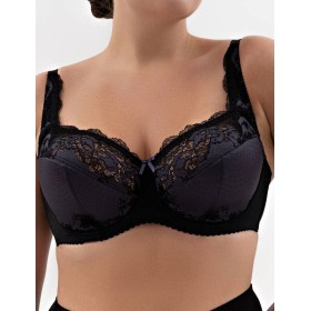 Бюстгальтер полумягкий Valmira 1109-1109/B антрацит, Цвет: антрацит, Размеры: 85С