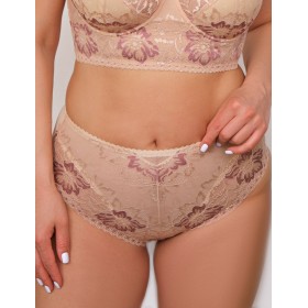 Трусы слипы Valmira 2936 бежевый с розовым рубином, Цвет: бежевый с розовым ру, Размеры: M
