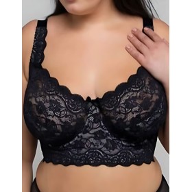 Полумягкий кружевной бюстгальтер бюстье Valmira 1144 ночная волна, Цвет: ночная волна, Размеры: 75C