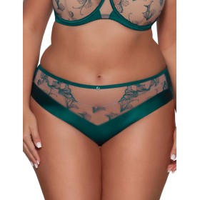 Трусы бразилиана  Ava RAFIA 2087 brazilian, Цвет: изумруд, Размеры: S