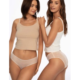 Набор женских трусиков 2 шт Esotiq PARESH 41500 песочный+молочный, Цвет: песочный+молочный, Размеры: M