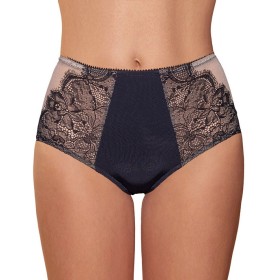 Трусы слипы комфорт Fluide DIVINE 2045 черный/миндаль, Цвет: черный/миндаль, Размеры: M