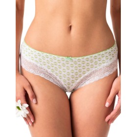 Набор трусов слипов Key LPB 990 (2 шт), Цвет: белый+бирюзовый, Размеры: S