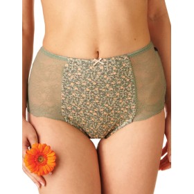 Набор высоких трусов слипов Key LPF 173 (2 шт), Цвет: хаки+оранжевый, Размеры: M