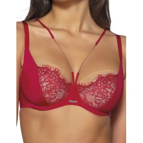 Бюстгальтер с мягкой чашкой Novika HARPER N03 M красный, Цвет: красный, Размеры: 105B