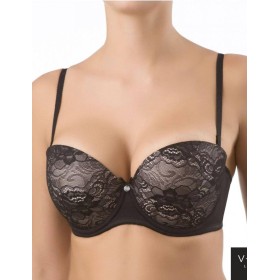 Бюстгальтер балконет VOVA APHELIA V68522 черный, Цвет: черный, Размеры: 75D