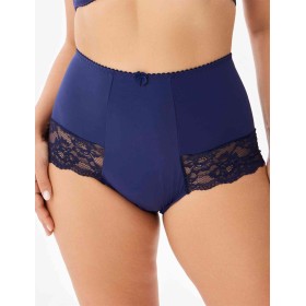 Трусы женские высокие Elli 711 LACE темно-синий, Цвет: темно-синий, Размеры: 3XL