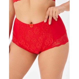 Высокие моделирующие трусы Elli 690 красный, Цвет: красный, Размеры: 3XL