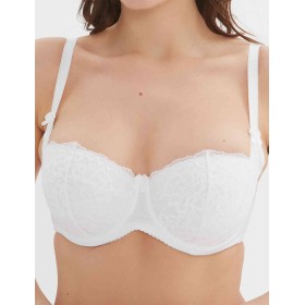 Бюстгальтер балконет Elli 7055 белый, Цвет: белый, Размеры: 75C
