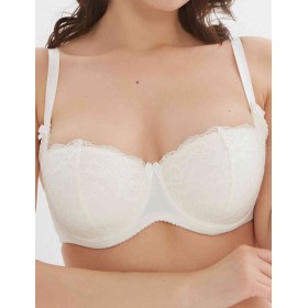 Бюстгальтер балконет Elli 7055 молоко, Цвет: молоко, Размеры: 80C