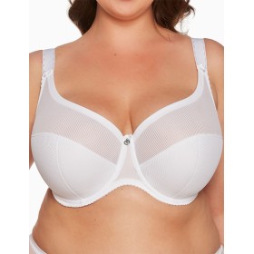 Бюстгальтер с поддержкой плюс Gaia 1058 SONIA PU Maxi белый, Цвет: белый, Размеры: 100D