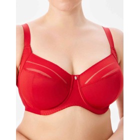 Бюстгальтер-минимайзер мягкий Milavitsa 107630 рубин/нюд, Цвет: рубин/нюд, Размеры: 90G