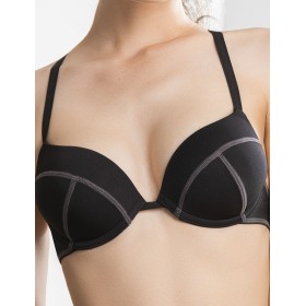 Бюстгальтер пуш-ап гель Mioocchi RIANA 8155 nero, Цвет: nero (черный), Размеры: 85C