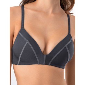 Бюстгальтер без косточек Mioocchi RIANA 8157 perla blu, Цвет: perla blu (серо-сини, Размеры: 85C