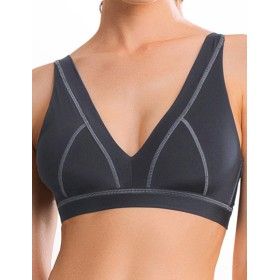 Мягкий бюстгальтер бралетт Mioocchi RIANA 8159 perla blu, Цвет: perla blu (серо-сини, Размеры: 85D