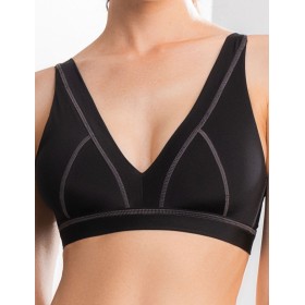 Мягкий бюстгальтер бралетт Mioocchi RIANA 8159 nero, Цвет: nero (черный), Размеры: 75D