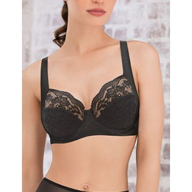 Бюстгальтер мягкий с подкроем Mioocchi MALENA 8118 nero, Цвет: nero (черный), Размеры: 80D