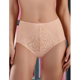 Высокие трусы слипы Mioocchi MALENA 8218 cipria, Цвет: cipria (пудровый), Размеры: L