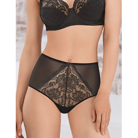 Высокие трусы слипы Mioocchi MALENA 8218 nero, Цвет: nero (черный), Размеры: L