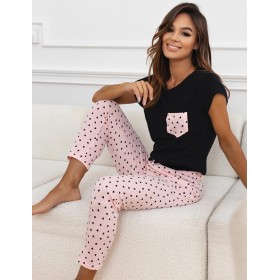 Женская пижама с брюками Sensis ILARIA, Цвет: черный, Размеры: M