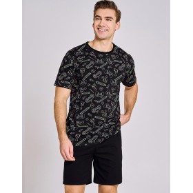 Мужская пижама Taro DEAN 3185-01, Цвет: черный, Размеры: XL