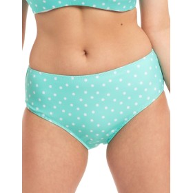 Низ купальника в горошек Akcent 2425 slip, Цвет: аквамарин, Размеры: 3XL