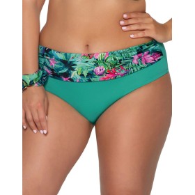 Женские плавки с драпировкой Ava PARADISE SF206/3, Цвет: бирюза, Размеры: XL