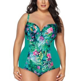 Слитный купальник Ava PARADISE SKJ52 U, Цвет: бирюза, Размеры: 70J