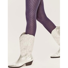 Колготки с узором Gabriella 310 CINDY granat 60 den, Цвет: синий, Размеры: 4