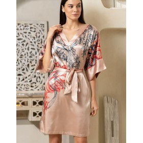 Туника с коротким рукавом Mia-Amore MUSE 7395, Цвет: пудровый, Размеры: S/M