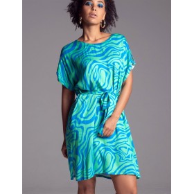 Платье-туника Mia-Amore SEVILLE 5061 зеленый/голубой, Цвет: зеленый/голубой, Размеры: L/XL