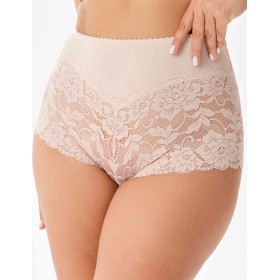 Кружевные трусы шорты Orhideja 283-894 серебристый пион, Цвет: серебристый пион, Размеры: 3XL