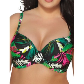 Бюстгальтер купальный мягкая чашка Ava TROPICAL ISLAND SK202 M, Цвет: флора, Размеры: 105C