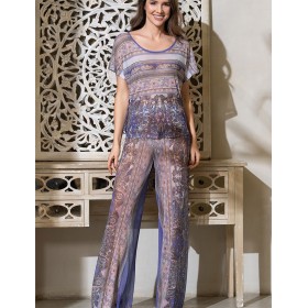 Пляжный комплект Mia-Amore SALVADORA 7456, Цвет: сиреневый, Размеры: 3XL