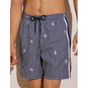 Шорты купальные мужские Ysabel Mora 90127, Цвет: синий/белый, Размеры: S
