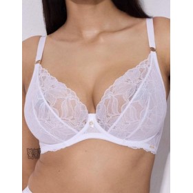 Бюстгальтер с мягкой чашкой Alles GLOW M white, Цвет: белый, Размеры: 60F