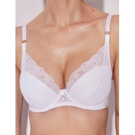 Бюстгальтер с пуш-ап Alles GLOW P-UP white, Цвет: белый, Размеры: 60E