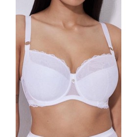 Бюстгальтер полупоролон Alles GLOW PU white, Цвет: белый, Размеры: 85C